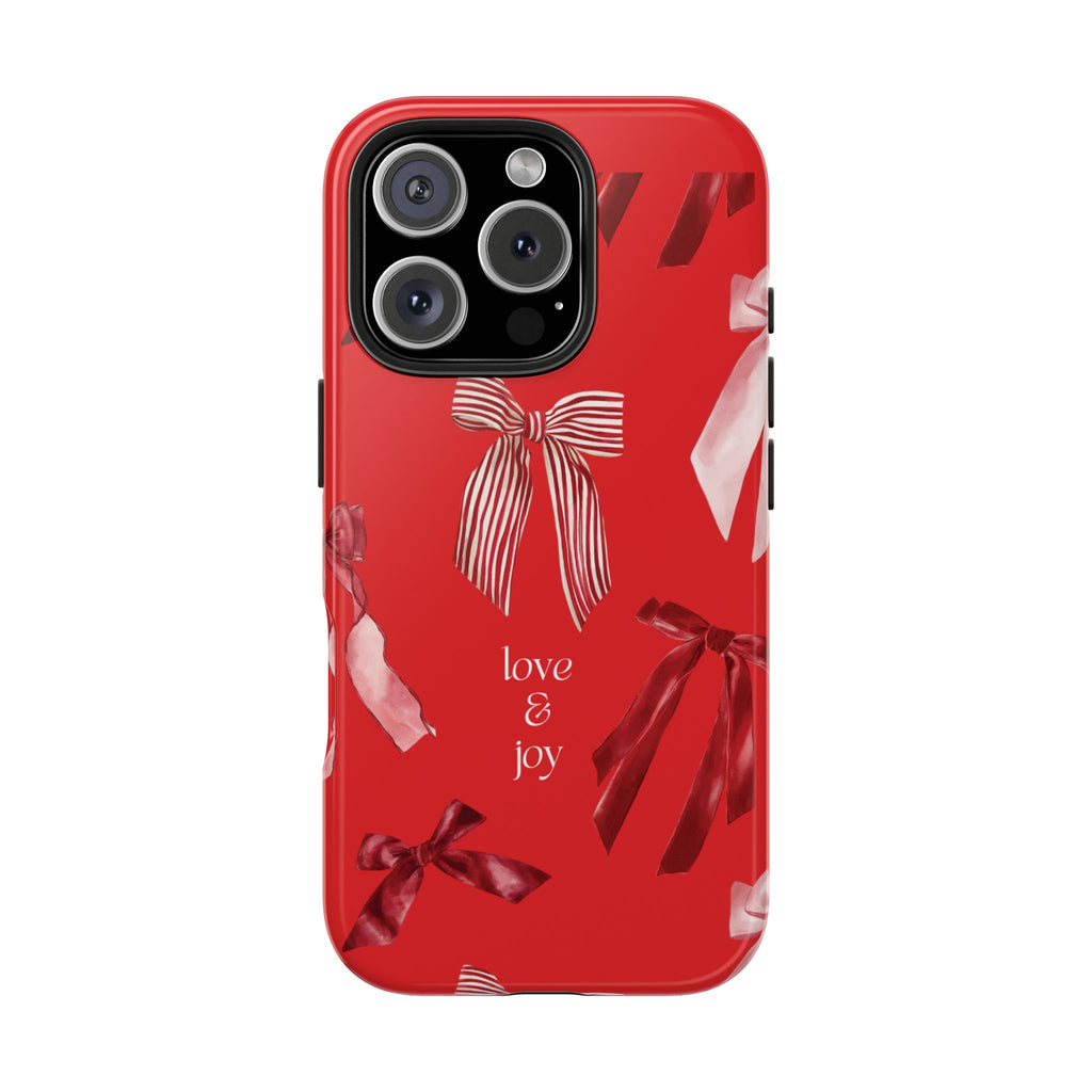 Festive Love & Joy Phone Case for Tough Protection