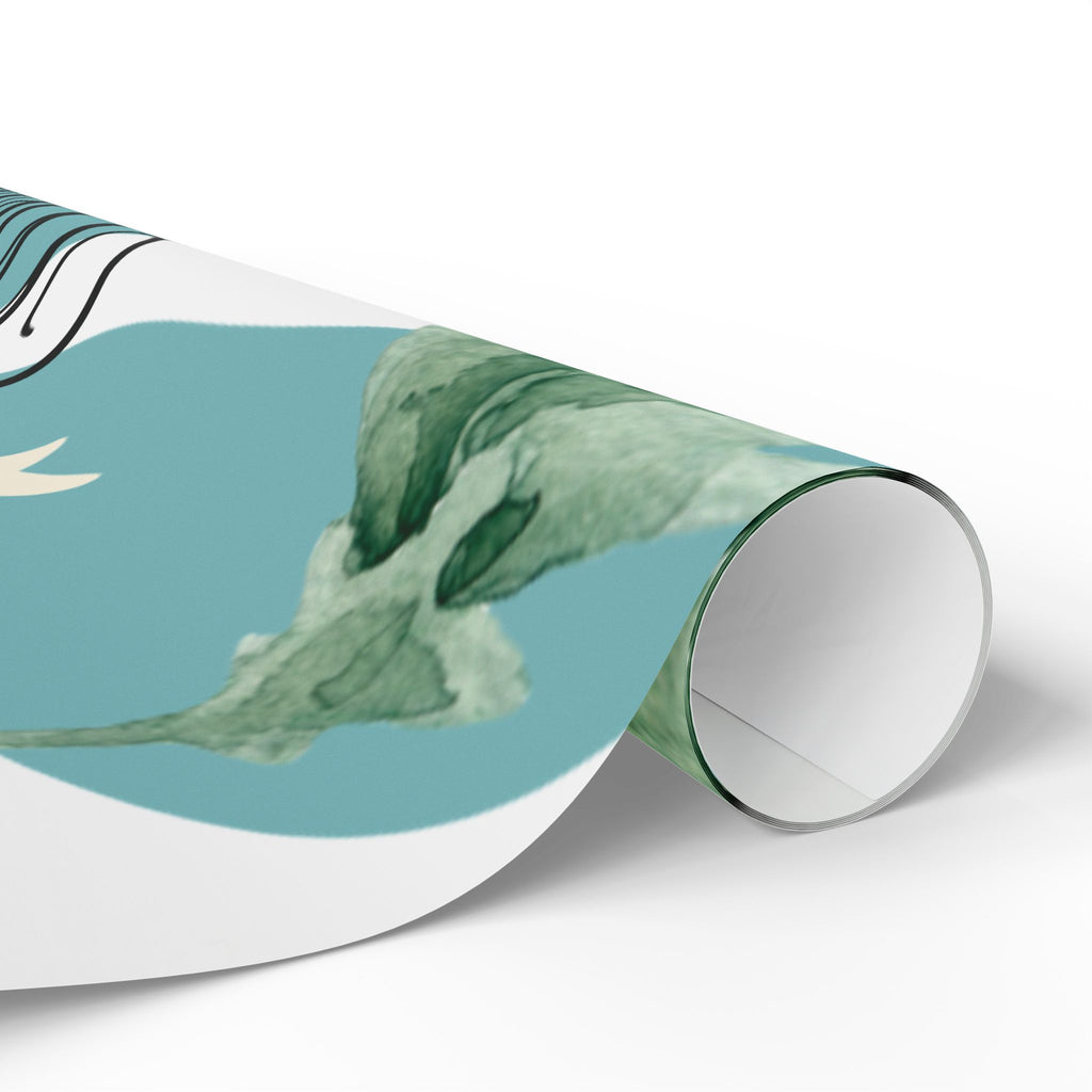 Merry Christmas Wrapping Paper - Festive Snowman Design for Holiday Gift Wrapping