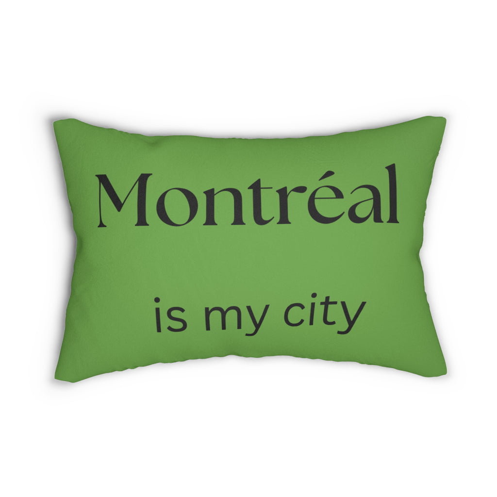 Montreal is My City Lumbar Pillow