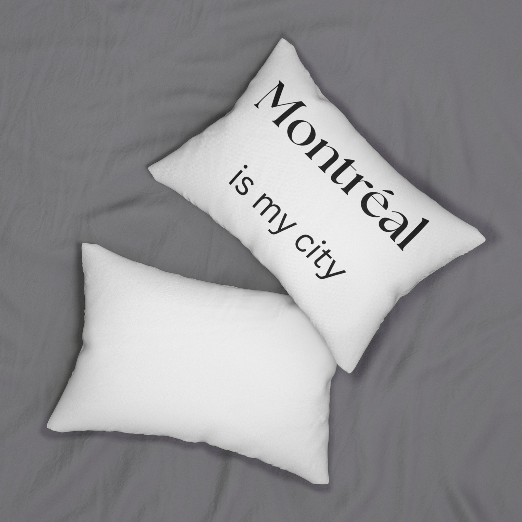 Montréal Is My City Lumbar Pillow – Cozy City Decor for Home