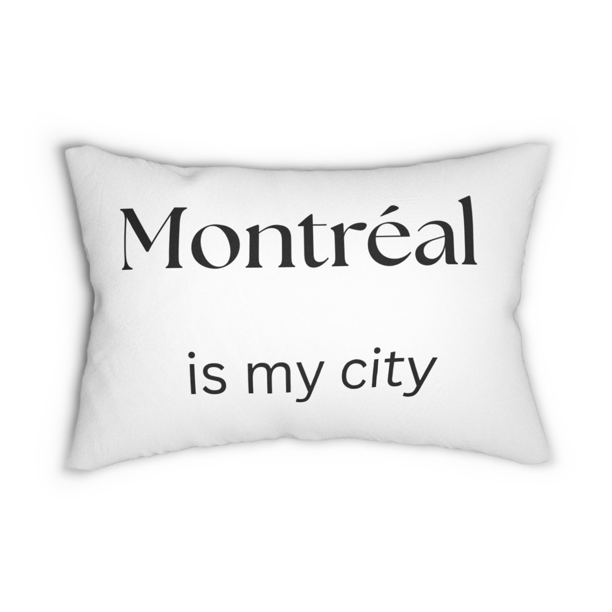 Montréal Is My City Lumbar Pillow – Cozy City Decor for Home